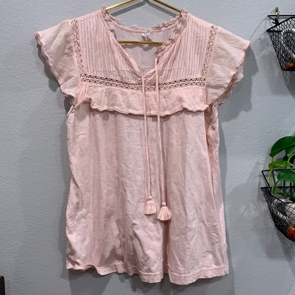 Anthropologie Tops - Anthropologie Pink Top